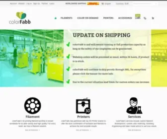 Colorfabb.com(Colorfabb) Screenshot