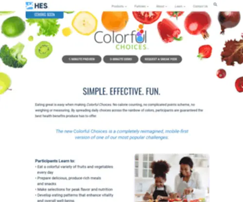 Colorfulchoices.com(Health Enhancement Systems) Screenshot