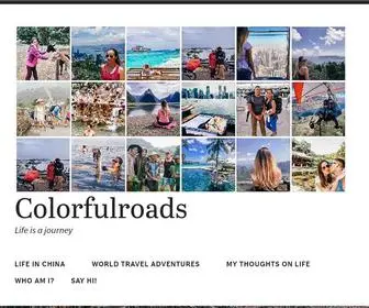 Colorfulroads.blog(Life is a journey) Screenshot