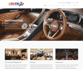 Colorglo.ae(Leather Upholstery Repair Services Dubai) Screenshot