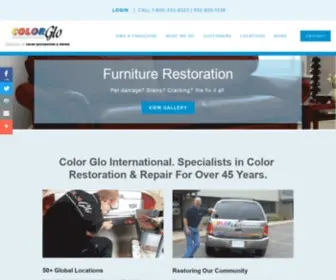 Colorglo.com(Color Glo International) Screenshot