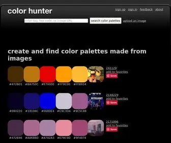 Colorhunter.com(Color Hunter) Screenshot