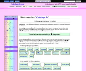 Coloriagede.com(Coloriage de) Screenshot
