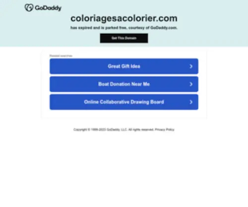 Coloriagesacolorier.com(Bienvenue chez Coloriages a Colorier .com) Screenshot