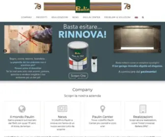 Colorificiopaulin.com(Colorificio Paulin) Screenshot