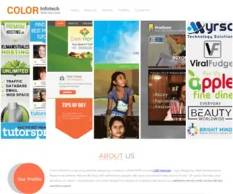 Colorinfotech.com(Website Designing company in Delhi NCR provides) Screenshot