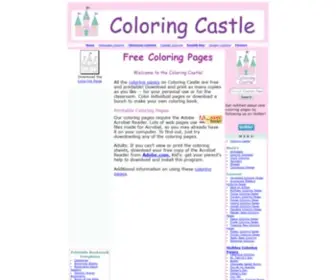 Coloringcastle.com(Coloring Pages from Coloring Castle) Screenshot