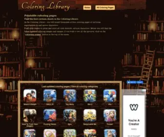 Coloringlibrary.com(Coloring Library) Screenshot