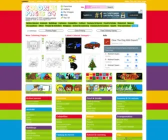 Coloringpages24.com(Coloring Pages) Screenshot