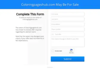 Coloringpageshub.com(Coloring Pages Hub) Screenshot