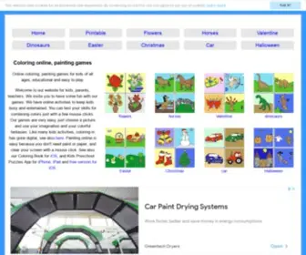 Coloringpaintinggames.com(Coloring online) Screenshot