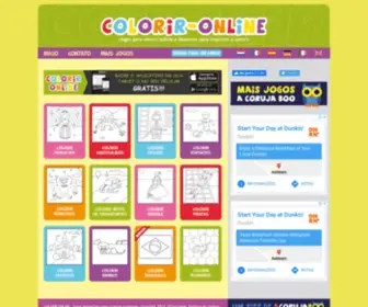 Colorir-Online.com(Jogos para colorir online e desenhos para imprimir e colorir) Screenshot