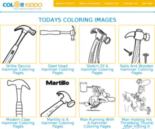 Colorkiddo.com(Free Coloring Pages for Kids) Screenshot