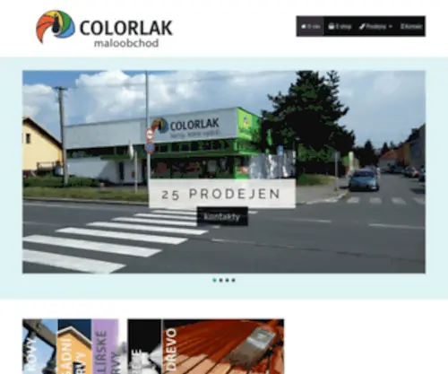 Colorlak-Barvy.cz(COLORLAK maloobchod) Screenshot