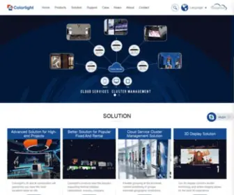 Colorlightinside.com(卡莱特云科技股份有限公司) Screenshot