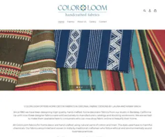 Colorloom.com(All ColorLoom fabrics for home decor are hand) Screenshot