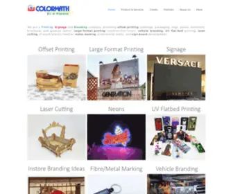 Colormath.com.pk(Flex, Vinyl and Offset Printing) Screenshot