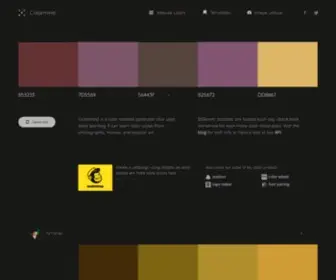 Colormind.io(The AI powered color palette generator) Screenshot