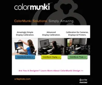 Colormunki.com(ColorMunki Solutions) Screenshot