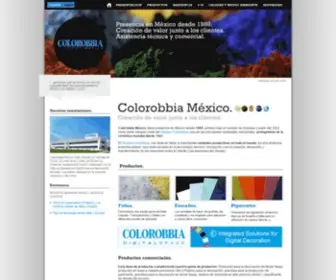 Colorobbia.com.mx(Colorobbia Mexico) Screenshot