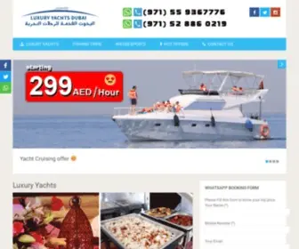 Colorofthesea.com(Dubai Boat Rental) Screenshot