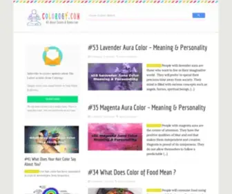 Colorogy.com(Color Meanings) Screenshot