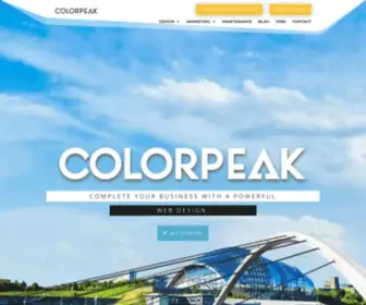 Colorpeak.co.uk(COLORPEAK Web Design & Marketing Agency) Screenshot