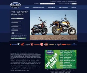Colorrite.com(ColorRite Motorcycle Paint) Screenshot