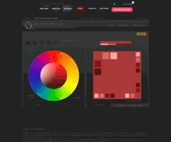 Colorschemedesigner.com(The Color Scheme Designer) Screenshot