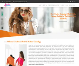 Colorsfashiondesign.com(Best Fashion Designing Courses in Chennai) Screenshot