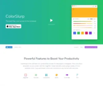 Colorslurp.com(The best color picker in the universe) Screenshot