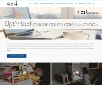 Colorsolutionsinternational.com(Color Solutions International (CSI)) Screenshot