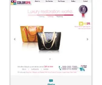 Colorspa.in(Shoe Laundry in Delhi) Screenshot