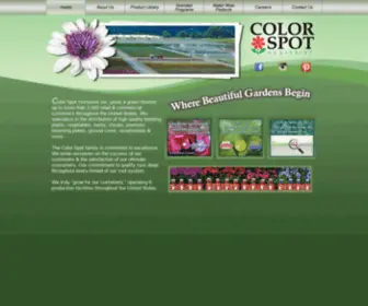 Colorspot.com(Color Spot Nurseries) Screenshot