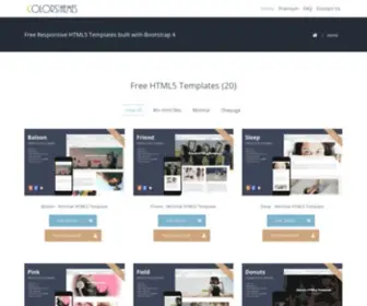 Colorsthemes.com(Responsive HTML5 Templates) Screenshot