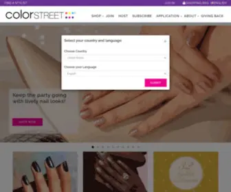 Colorstreet.com(Color Street) Screenshot