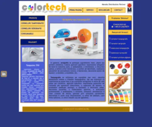 Colortech.ro(Serigrafie) Screenshot