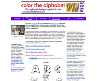 Colorthealphabet.com Screenshot
