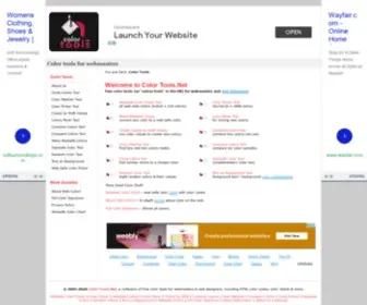Colortools.net(Color Tools for Webmasters) Screenshot