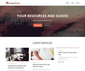 Colorwalk.com(ColorWalk) Screenshot