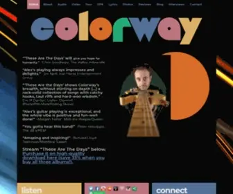 Colorwaymusic.com(Colorway is the words and music of F Alex Johnson) Screenshot