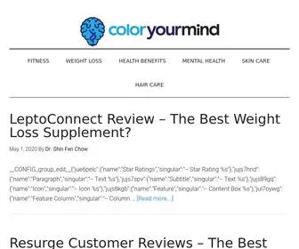 Coloryourmind.com(Color Your Mind) Screenshot