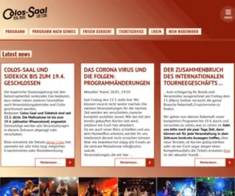 Colos-Saal.de(Colos-Saal Aschaffenburg) Screenshot