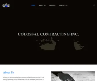 Colossalcontracting.com(Colossal Contracting) Screenshot