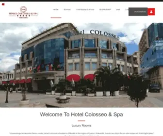 Colosseohotel.com(Shkoder, Albania) Screenshot