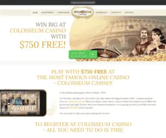 Colosseumcasino.com Screenshot