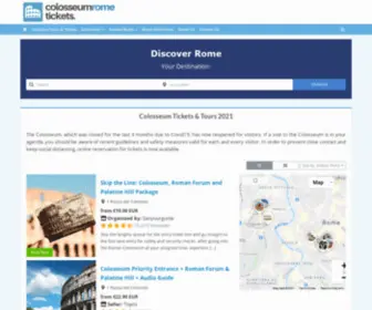 Colosseumrometickets.com(Colosseum and Rome Tickets & Compare Tickets and Tours) Screenshot