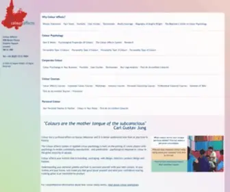 Colour-Affects.co.uk(Colour Affects) Screenshot