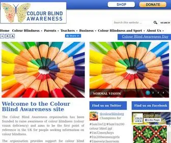 Colourblindawareness.org(Colour Blind Awareness) Screenshot