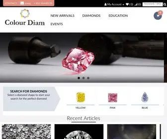 Colourdiamhk.com(Colour Diam) Screenshot